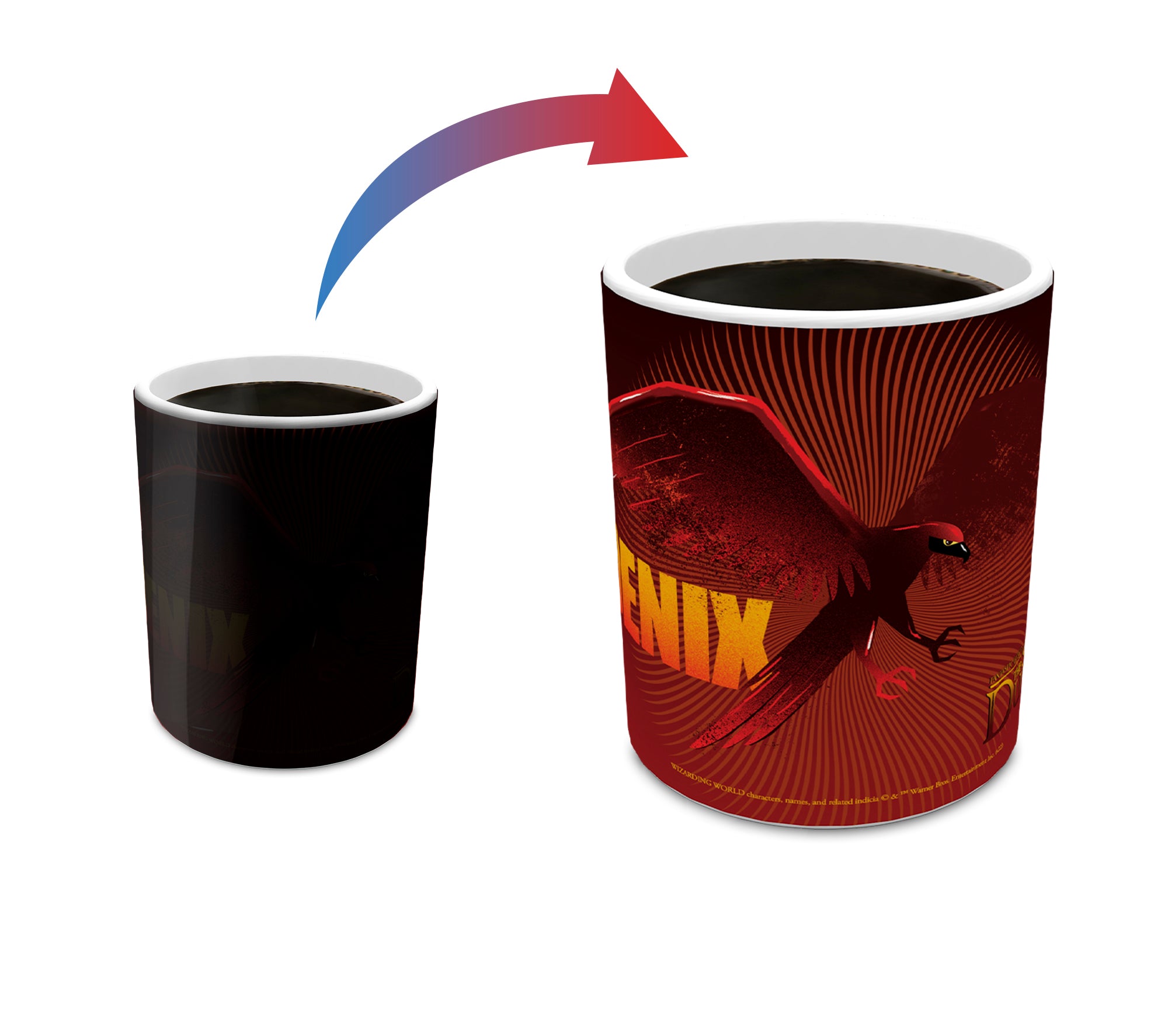 Fantastic Beasts: The Secrets of Dumbledore (Phoenix) Morphing Mugs®  Heat-Sensitive Mug MMUG1397